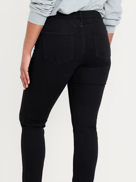 Old Navy Denim - Old Navy High Rise Straight Jeans Women’s Black size 20